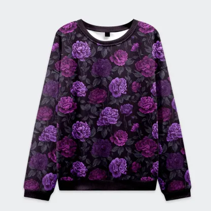 Tokyo-Tiger Peony Grace Christmas Ugly Sweatshirt