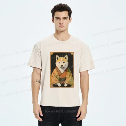 Tokyo-Tiger Elegant Mr. Dog Japan Washed T-Shirt