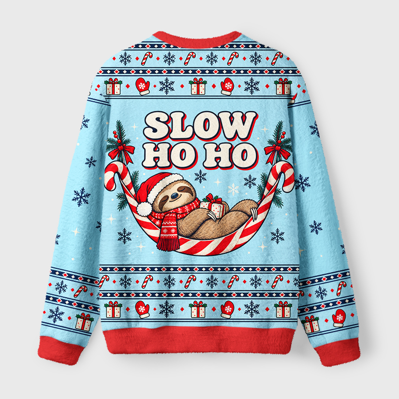 Tokyo-Tiger Funny Sloth Christmas Ugly Sweatshirt