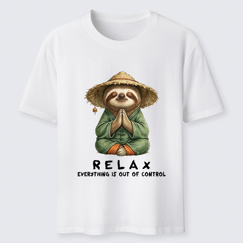 Tokyo-Tiger Zen Relax Sloth Graphic Classic T-Shirt