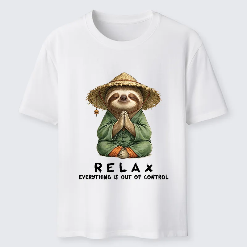 Tokyo-Tiger Zen Relax Sloth Graphic Classic T-Shirt