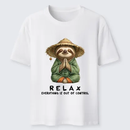 Tokyo-Tiger Zen Relax Sloth Graphic Classic T-Shirt