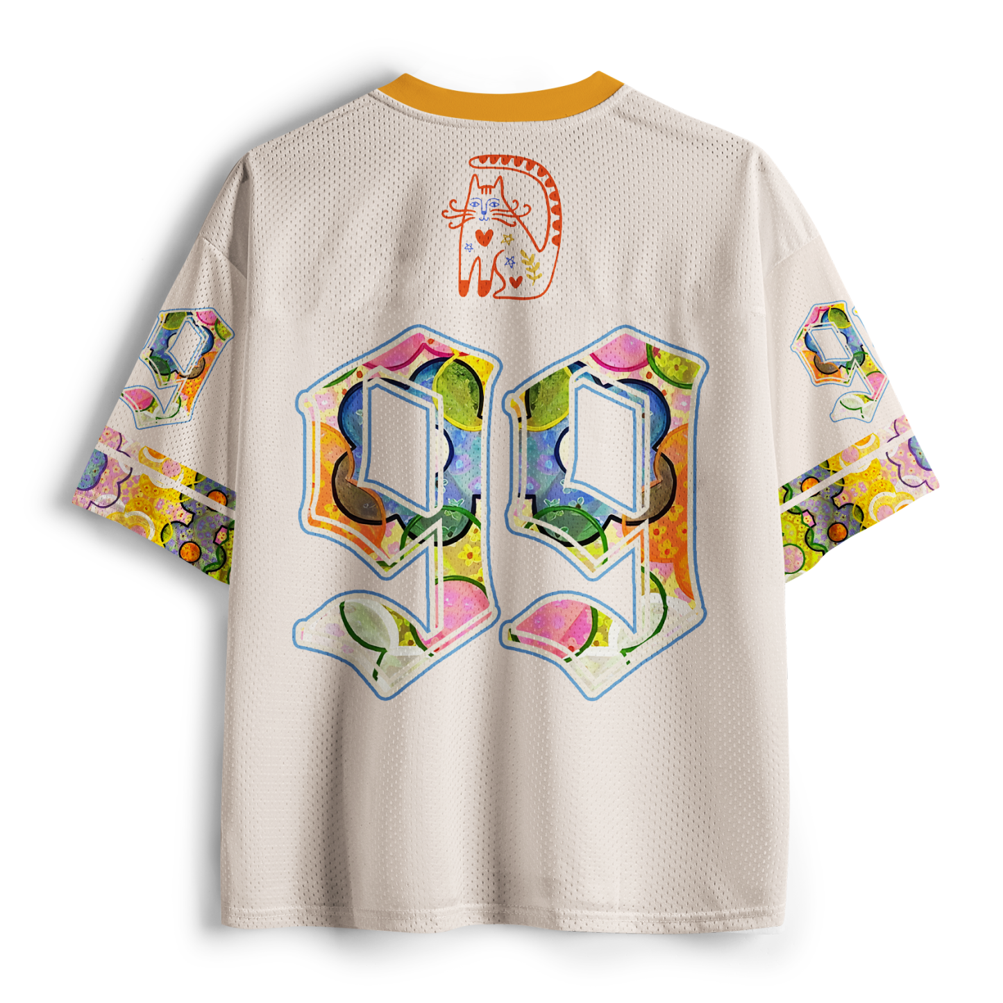 Tokyo-Tiger The World Will Adjust Fluffy Cat Mesh Jersey