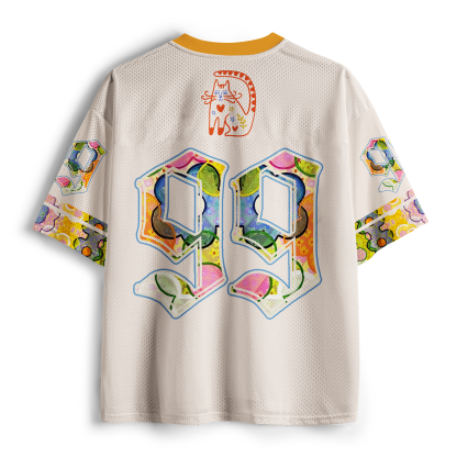 Tokyo-Tiger The World Will Adjust Fluffy Cat Mesh Jersey