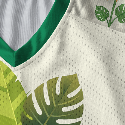 Tokyo-Tiger Tropical Toucan Paneled Long Sleeve Jersey