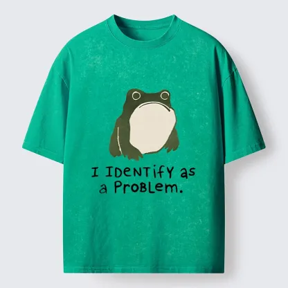 Tokyo‑Tiger Funny Self Joke Art Washed T‑Shirt