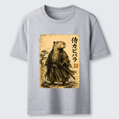 Tokyo-Tiger Japanese Samurai Capybara Classic T-Shirt