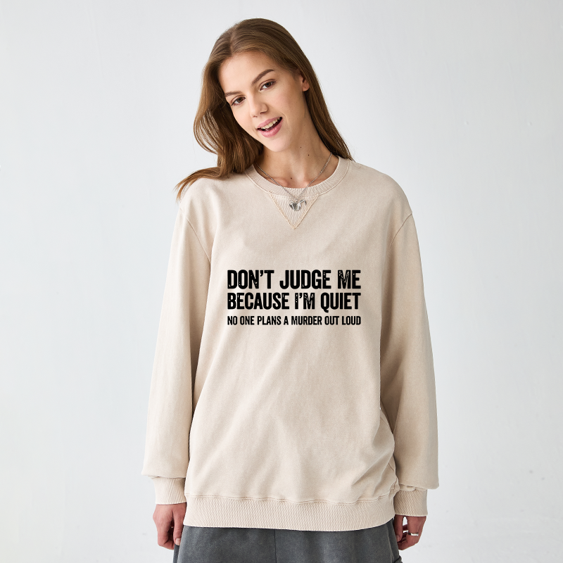 Tokyo-Tiger Sarcastic Funny Quote Washed Terry Sweatshirt
