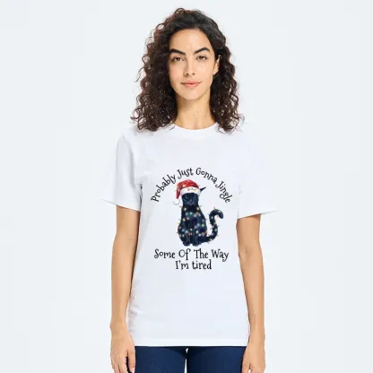 Tokyo-Tiger Tired Christmas Cat Meme Classic T-Shirt