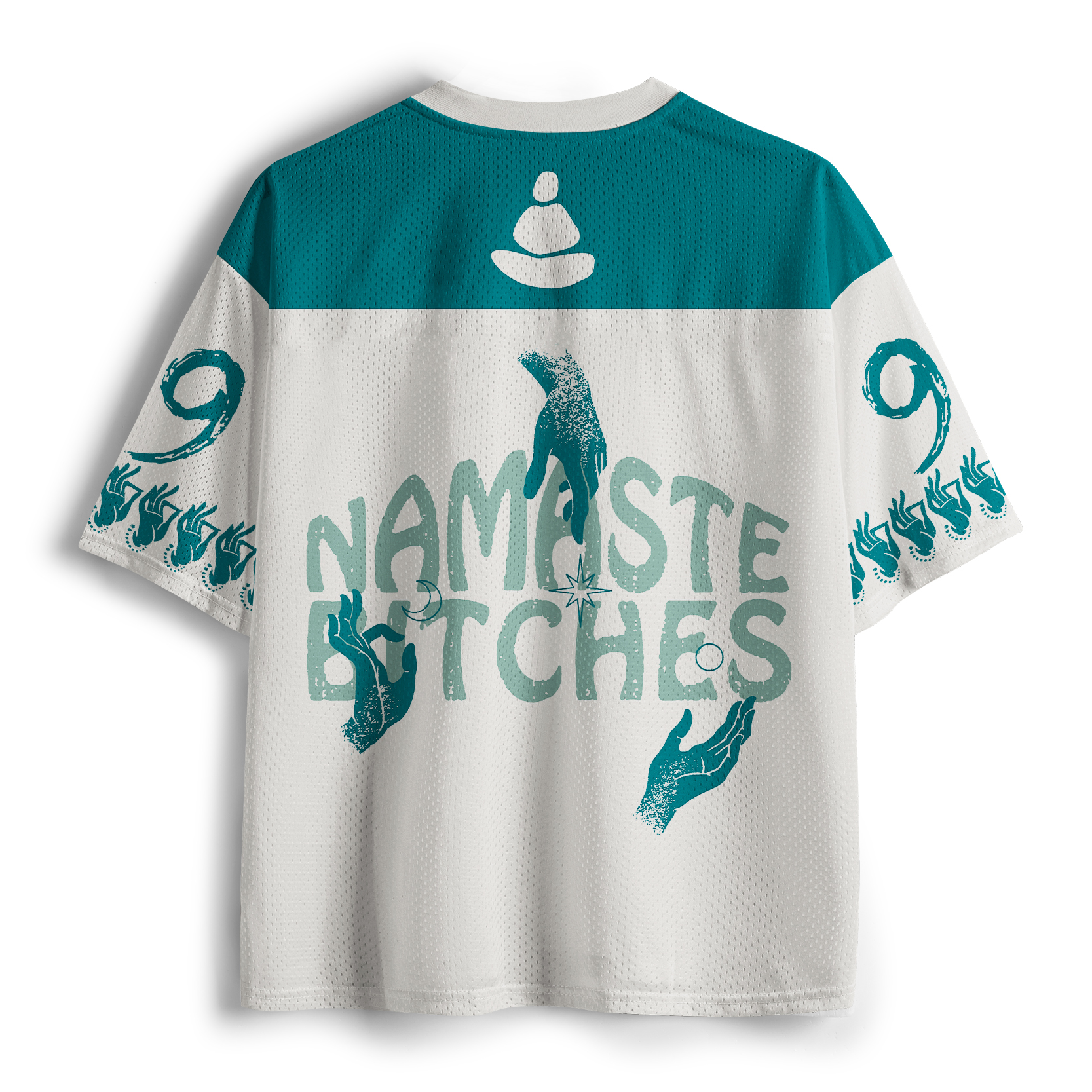 Tokyo-Tiger Interesting Zen Culture:Namaste Bitches Mesh Jersey