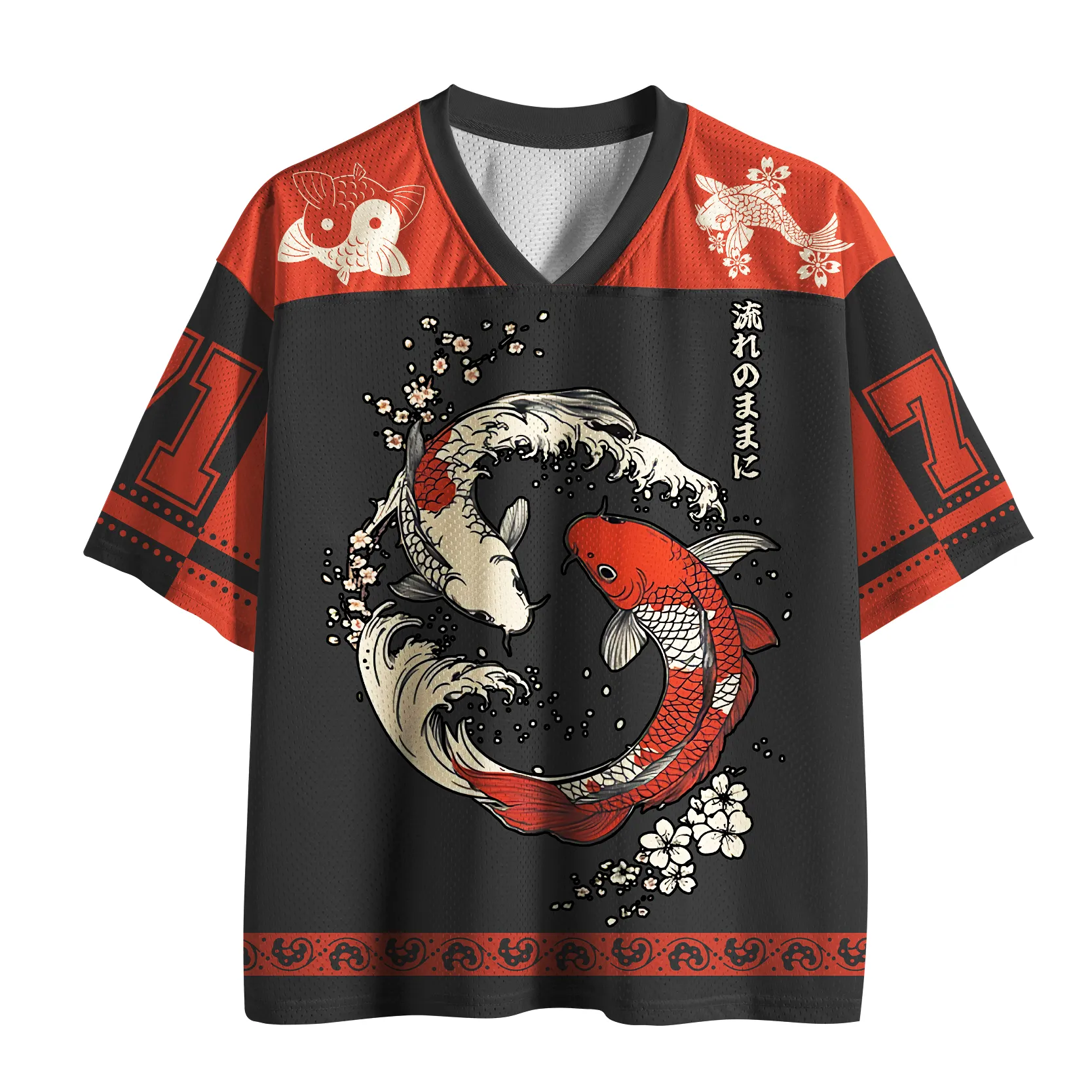 Tokyo-Tiger The "Go with the Flow" Zen Mesh Jersey