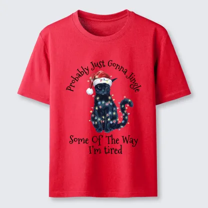 Tokyo-Tiger Tired Christmas Cat Meme Classic T-Shirt