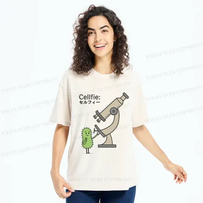 Tokyo-Tiger Cell Selfie Washed T-Shirt