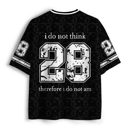 Tokyo-Tiger "I Do Not Think" Capybara Existentialism Mesh Jersey