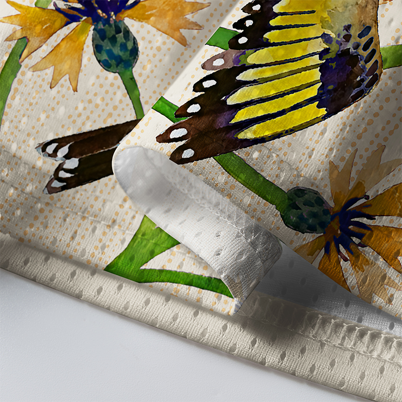 Tokyo-Tiger Floral Goldfinch Mesh Jersey