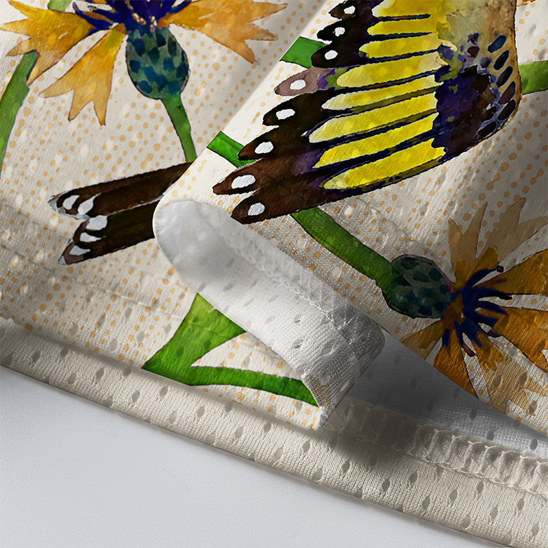 Tokyo-Tiger Floral Goldfinch Mesh Jersey