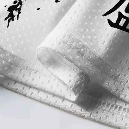 Tokyo-Tiger Japanese Ink Koi Skull Mesh Jersey