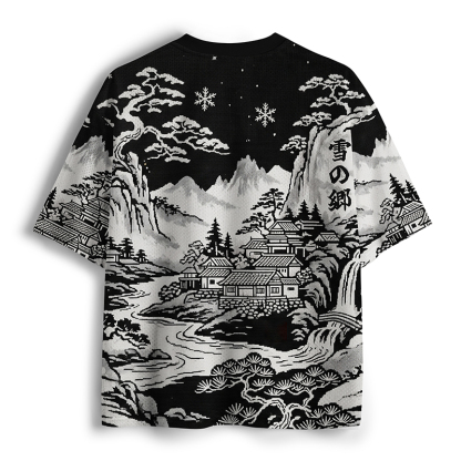 Tokyo-Tiger Land Of Falling Snow Mesh Jersey