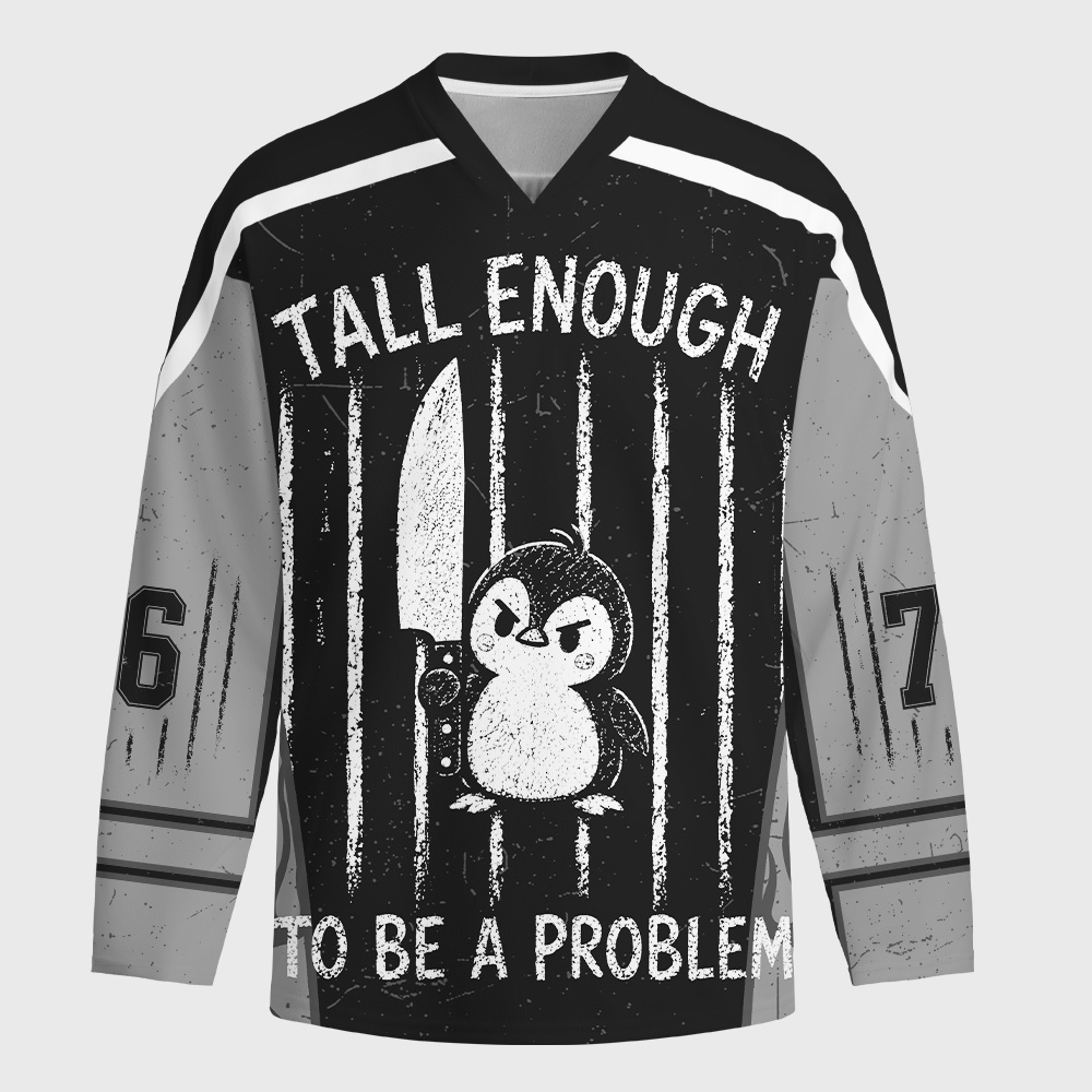 Tokyo-Tiger Strong Tall Mindset Long-Sleeve Hockey Jersey