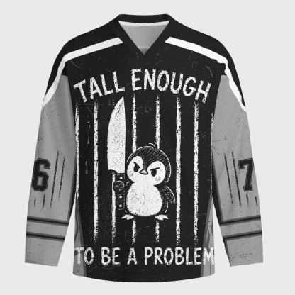 Tokyo-Tiger Strong Tall Mindset Long-Sleeve Hockey Jersey