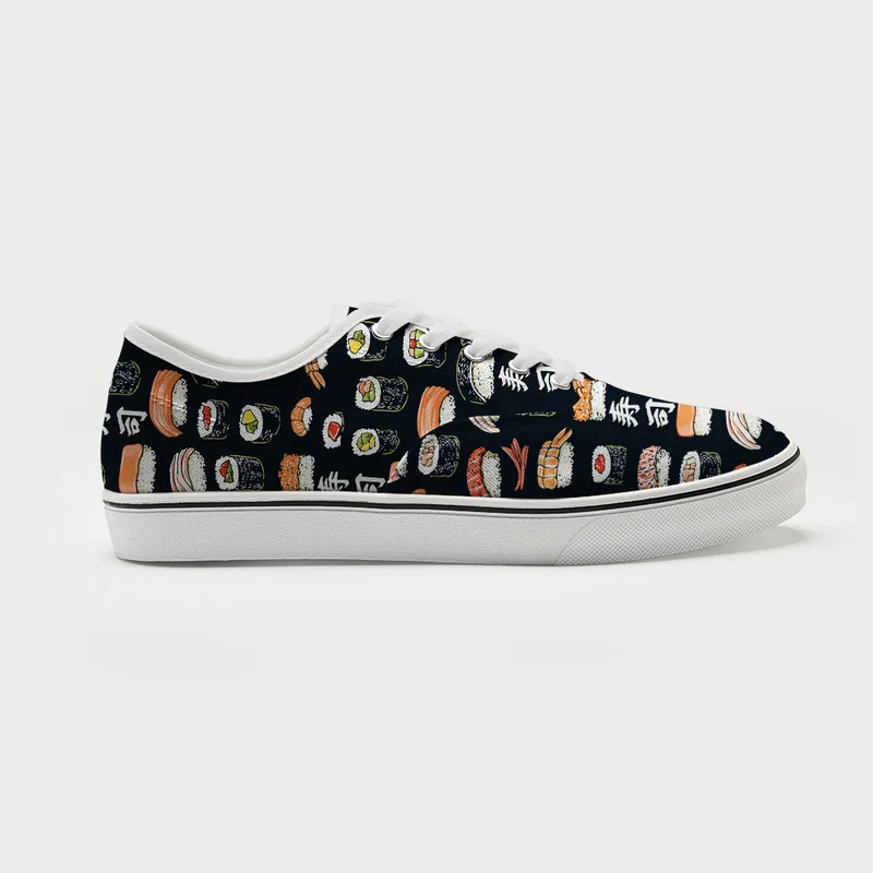 Tokyo-Tiger Delicious Sushi Canvas Shoes