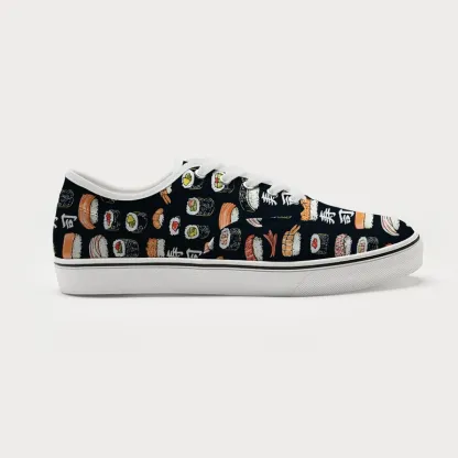Tokyo-Tiger Delicious Sushi Canvas Shoes