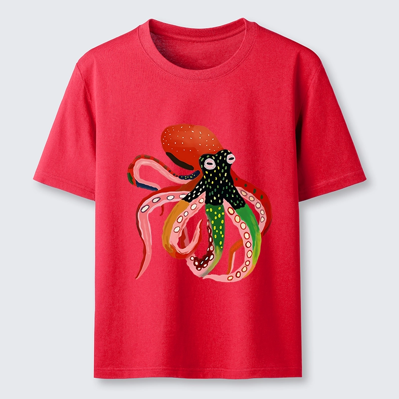 Tokyo-Tiger Colorful Octopus Art Classic T-Shirt