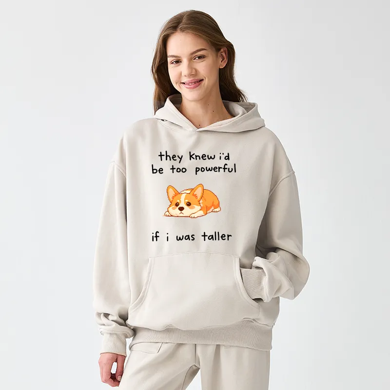 Tokyo-Tiger Funny Short Dog Joke Adult Fleece Hoodie