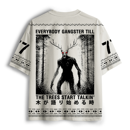 Tokyo-Tiger Dark Woods Meme Mesh Jersey