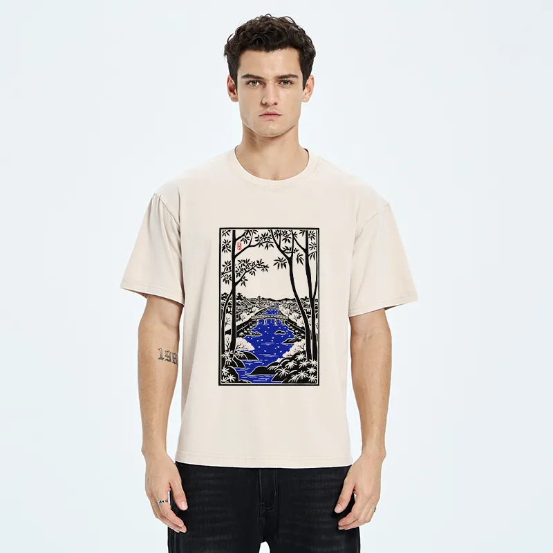 Tokyo-Tiger Meguro Region Of Japan Washed T-Shirt
