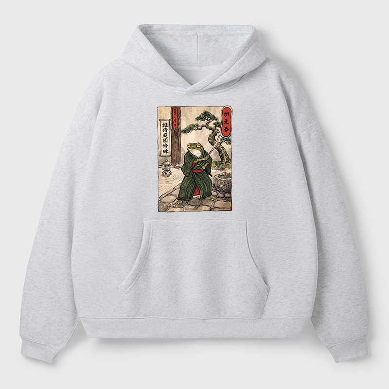 Tokyo-Tiger Samurai Frog Training Adult Fleece Hoodie