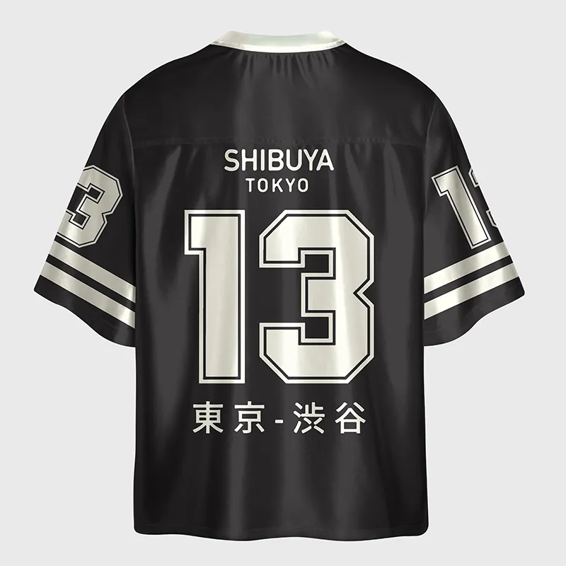 Tokyo-Tiger Trip To Tokyo Glossy Oversized Jersey