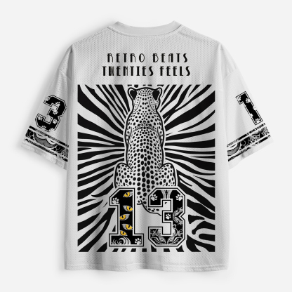 Tokyo-Tiger Golden Eyed Leopard Mesh Jersey