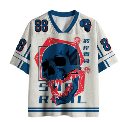 Tokyo-Tiger Equinox Flower Skull Mesh Jersey