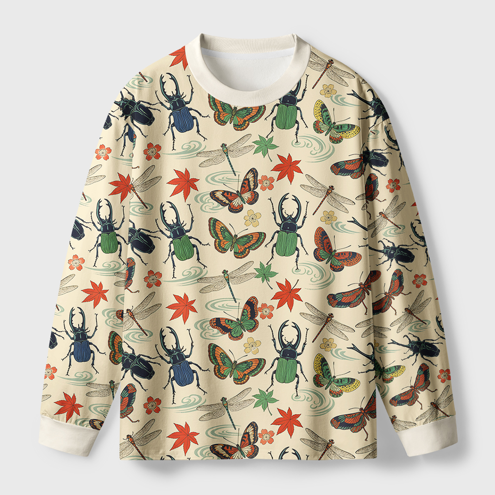 Tokyo-Tiger Insect World Eco-Friendly Long Sleeve T-Shirt