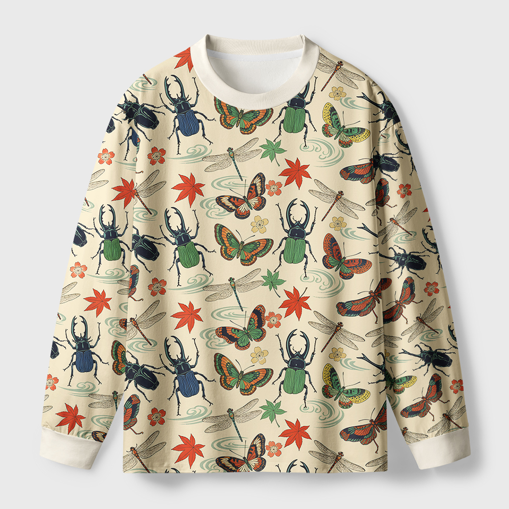Tokyo-Tiger Insect World Eco-Friendly Long Sleeve T-Shirt