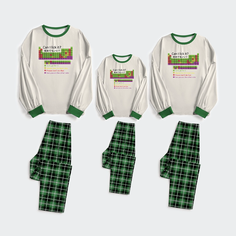 Tokyo-Tiger Can I Lick It Family Pajama Sets