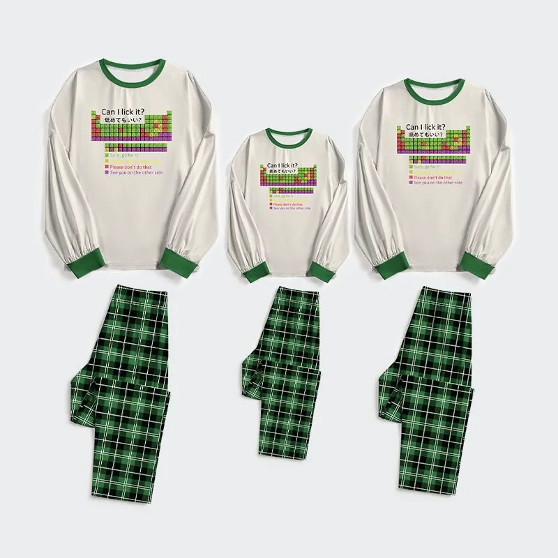 Tokyo-Tiger Can I Lick It Family Pajama Sets