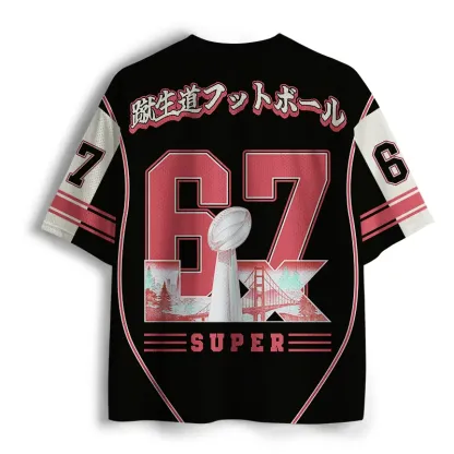 Tokyo-Tiger Final Battle Cat Samurai Mesh Jersey