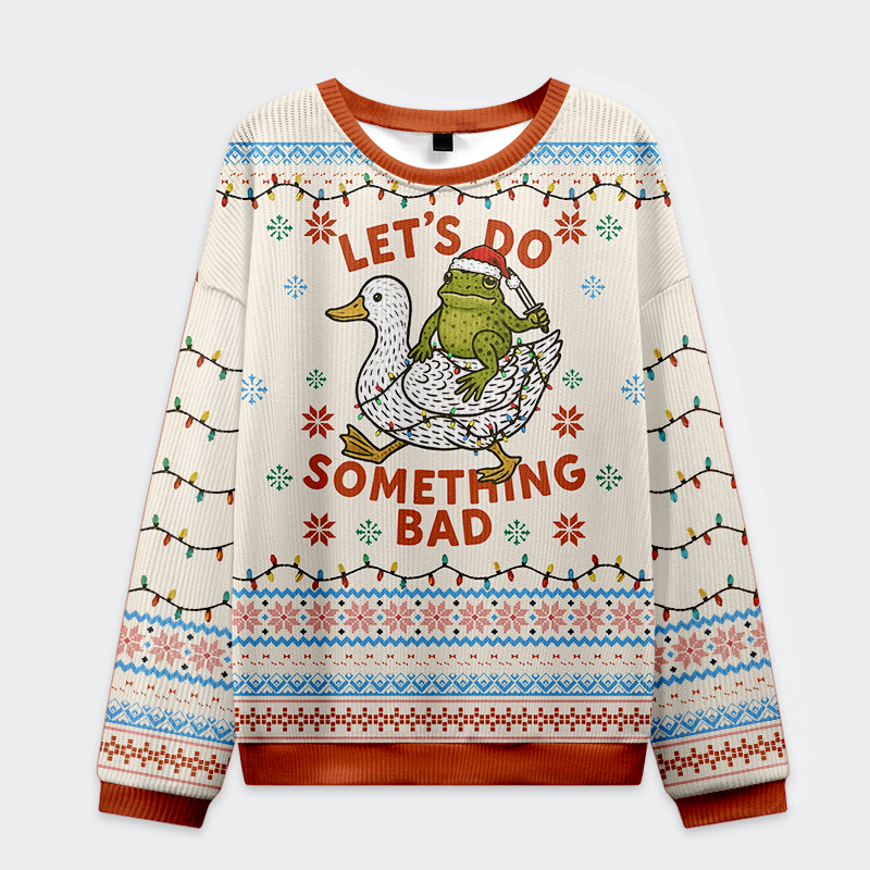 Tokyo-Tiger Merry Mischief Makers Christmas Ugly Sweatshirt