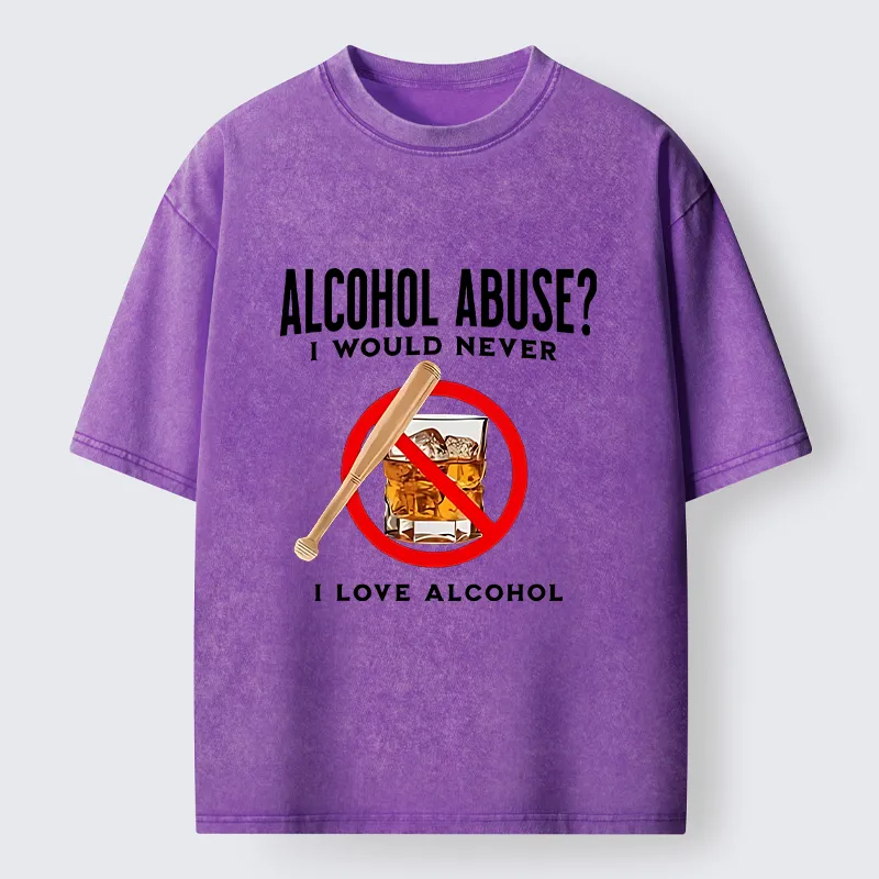Tokyo-Tiger Funny Alcohol Joke Washed T-Shirt