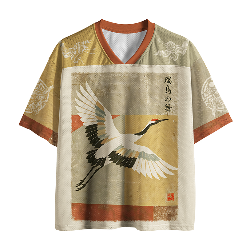Tokyo-Tiger Crane Spirit Mesh Jersey