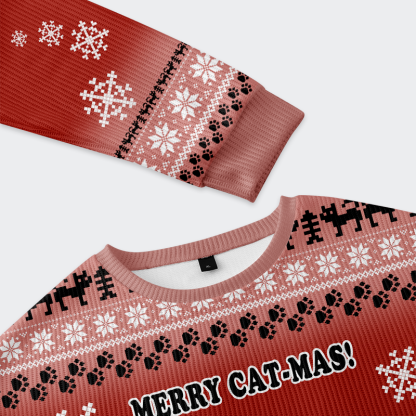 Tokyo-Tiger Funny Cat found a bone gift Ugly Sweater