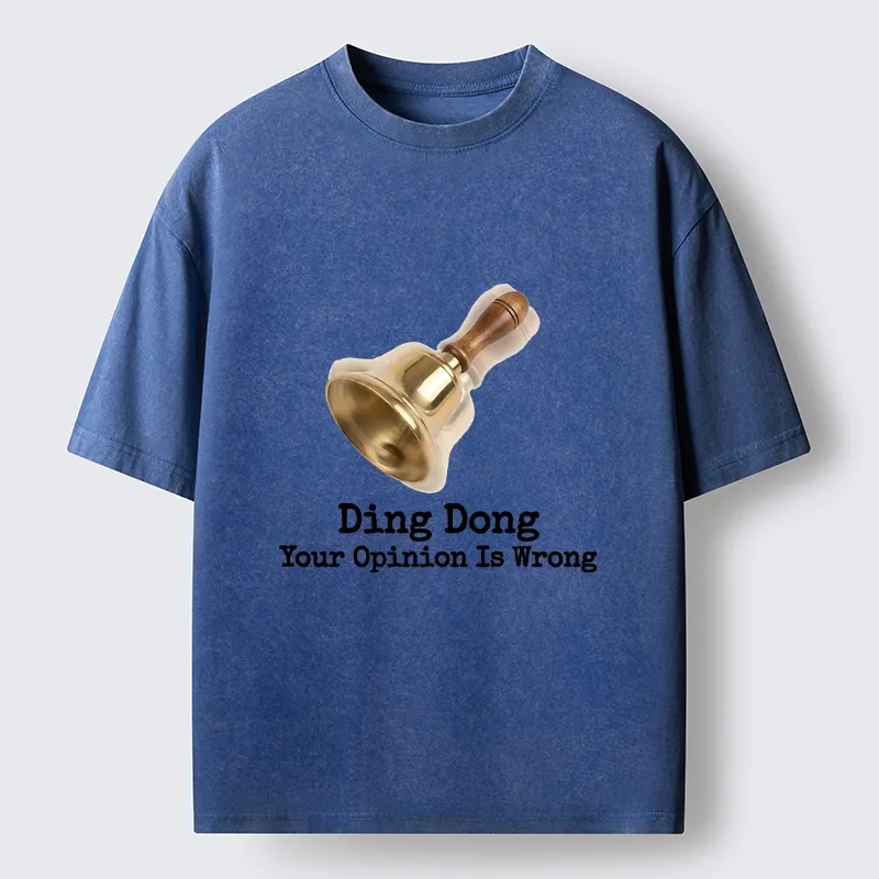 Tokyo-Tiger Funny Bell Quote Art Washed T-Shirt