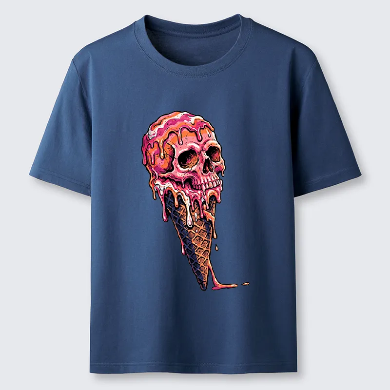 Tokyo-Tiger Skull Ice Cream Art Classic T-Shirt