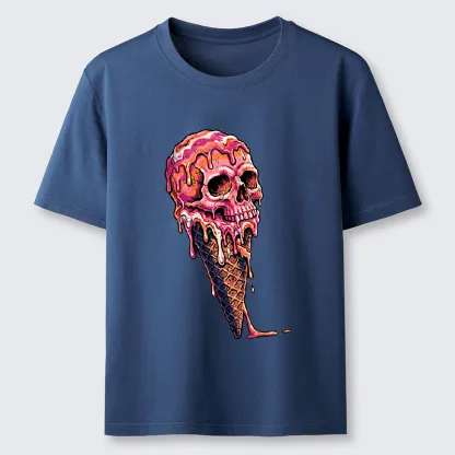 Tokyo-Tiger Skull Ice Cream Art Classic T-Shirt