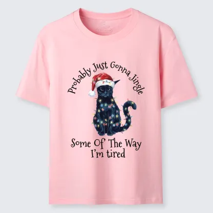 Tokyo-Tiger Tired Christmas Cat Meme Classic T-Shirt