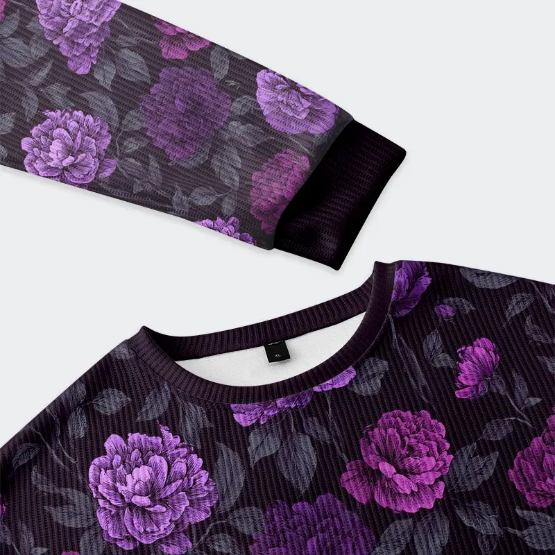 Tokyo-Tiger Peony Grace Christmas Ugly Sweatshirt