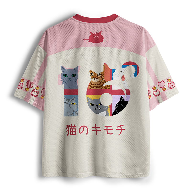 Tokyo-Tiger Cat Attitude Mesh Jersey