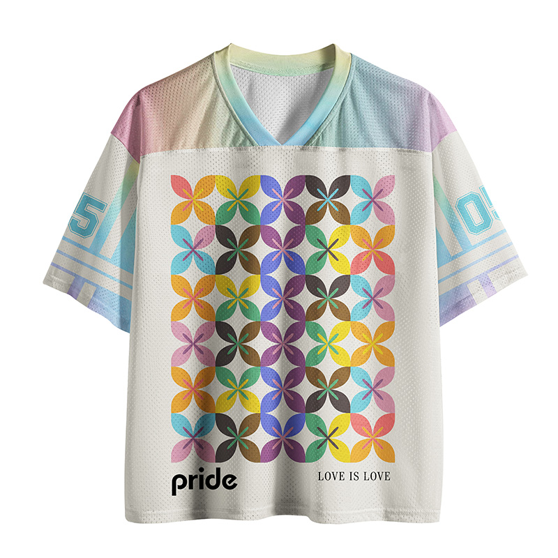 Tokyo-Tiger Pride Rainbow Sakura Mesh Jersey